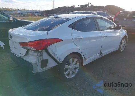 2011 Hyundai Elantra Limited z USA, uszkodzony, nr VIN 5NPDH4AE1BH019383